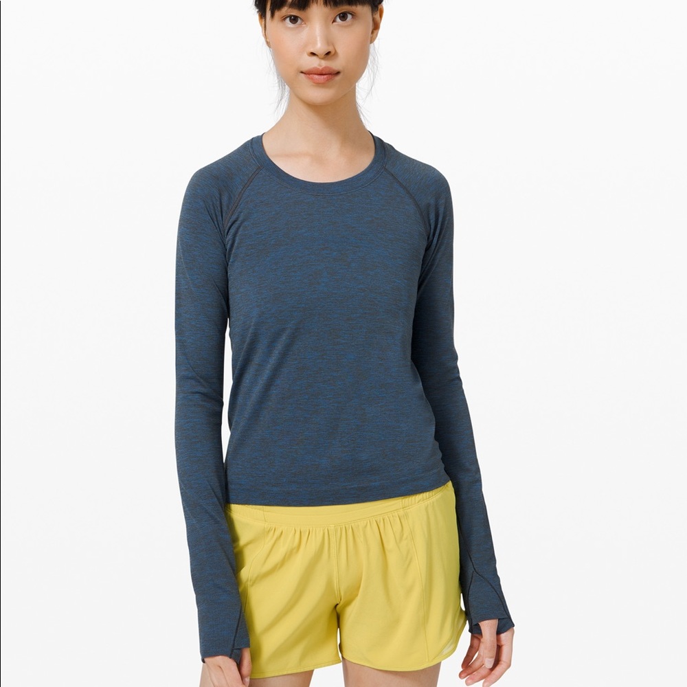 Lululemon swiftty race length navy 8
